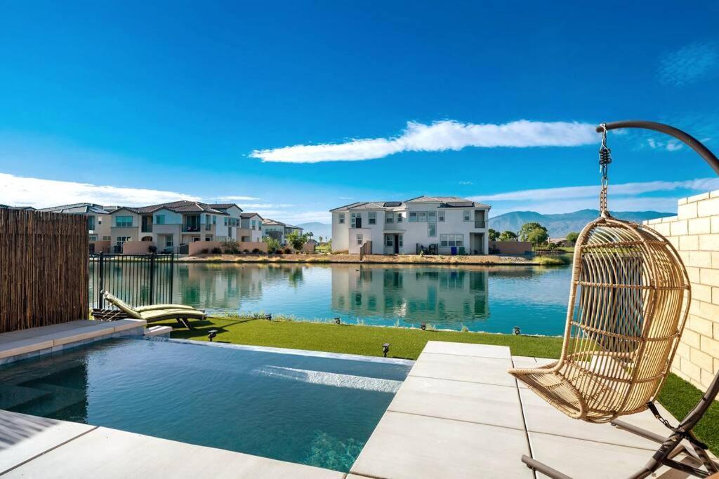 Tulum Inspired Home ~Lake Front ~ Pool~ 6 Bed~View Indio Exterior photo